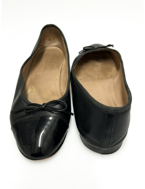 Ballerines CHANEL T37 noires