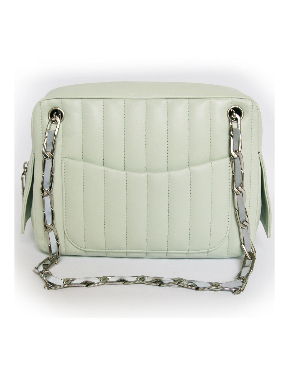 sac CHANEL vert d'eau