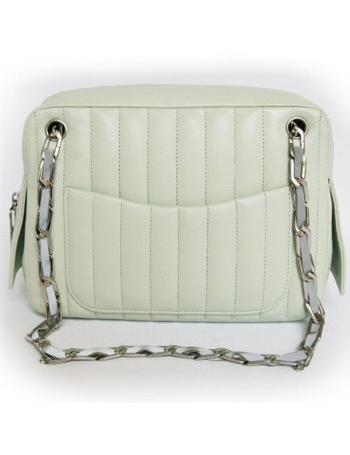sac CHANEL vert d'eau