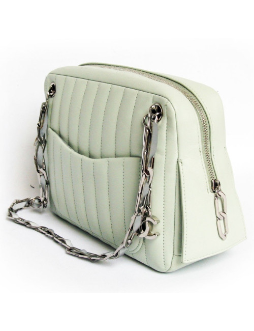 sac CHANEL vert d'eau