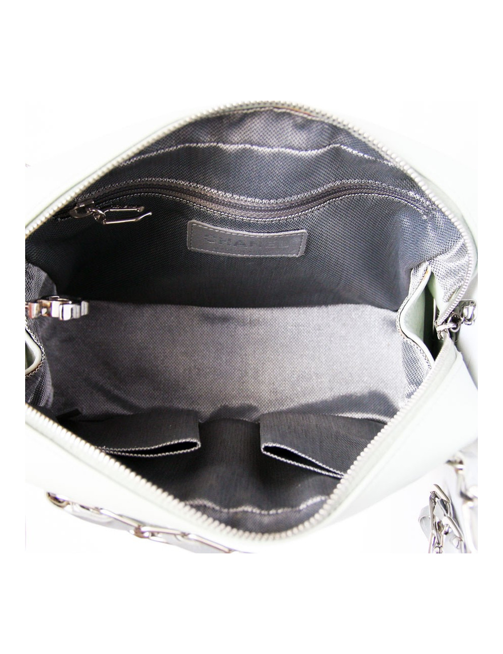 sac CHANEL vert d'eau