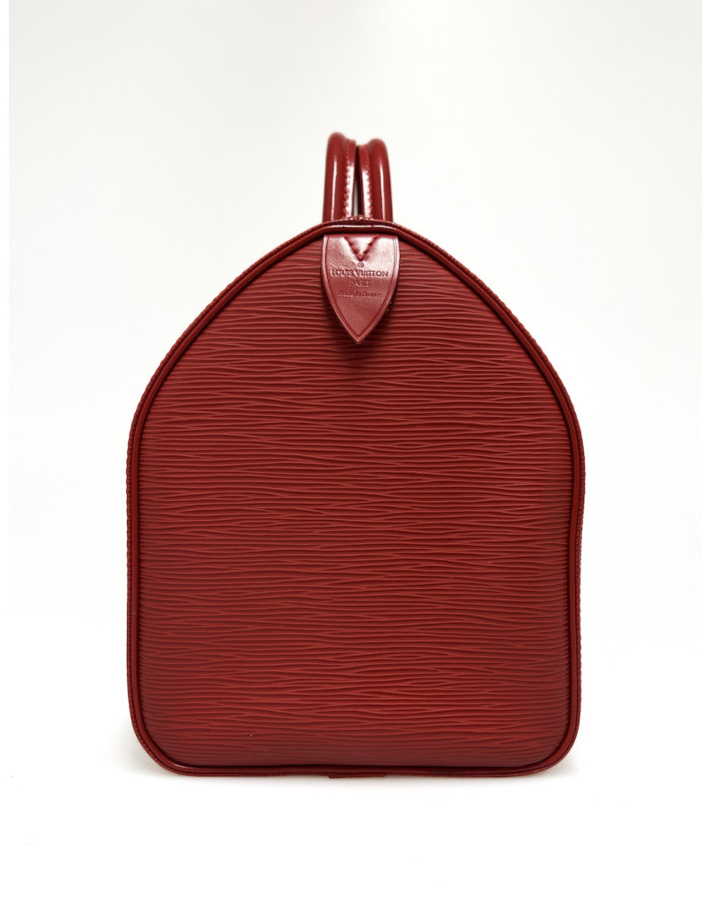 Sac Speedy cuir Epi LOUIS VUITTON rouge