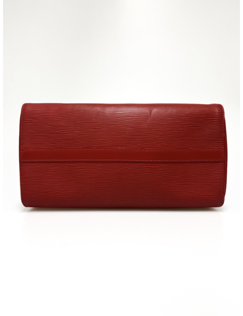 Speedy LOUIS VUITTON cuir Epi rouge