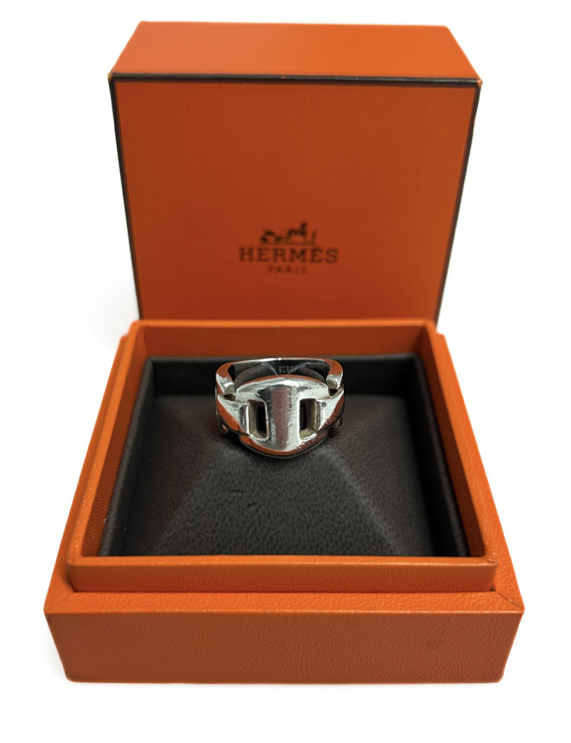 HERMES bague argent 925/1000