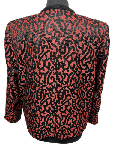 Veste YSL "Les Chinoises" rouge et noir 2