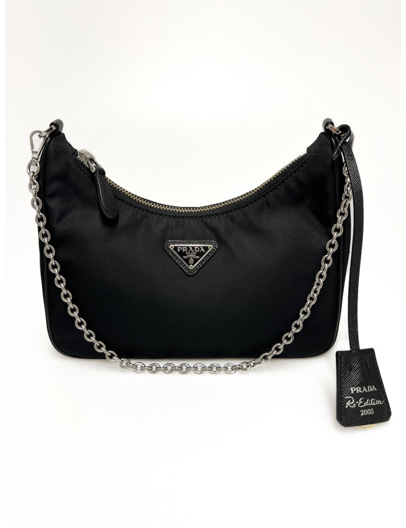 Sac PRADA Re-Edition 2005 nylon noir