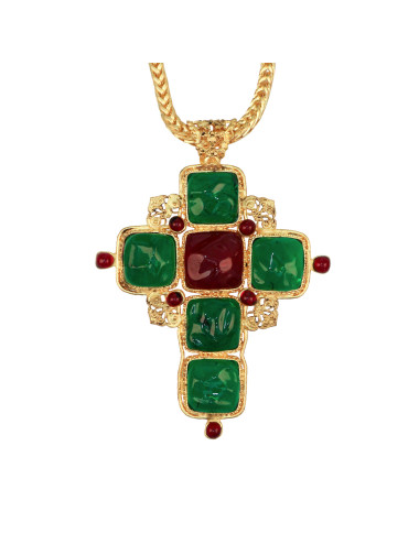 Croix MARGUERITE DE VALOIS sautoir