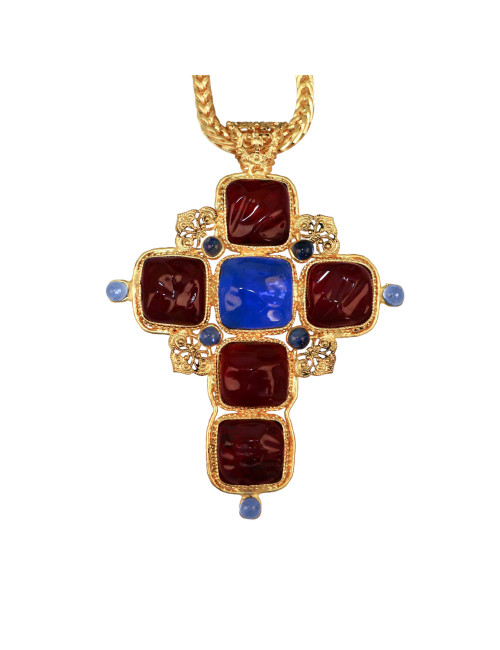 Sautoir croix MARGUERITE DE VALOIS