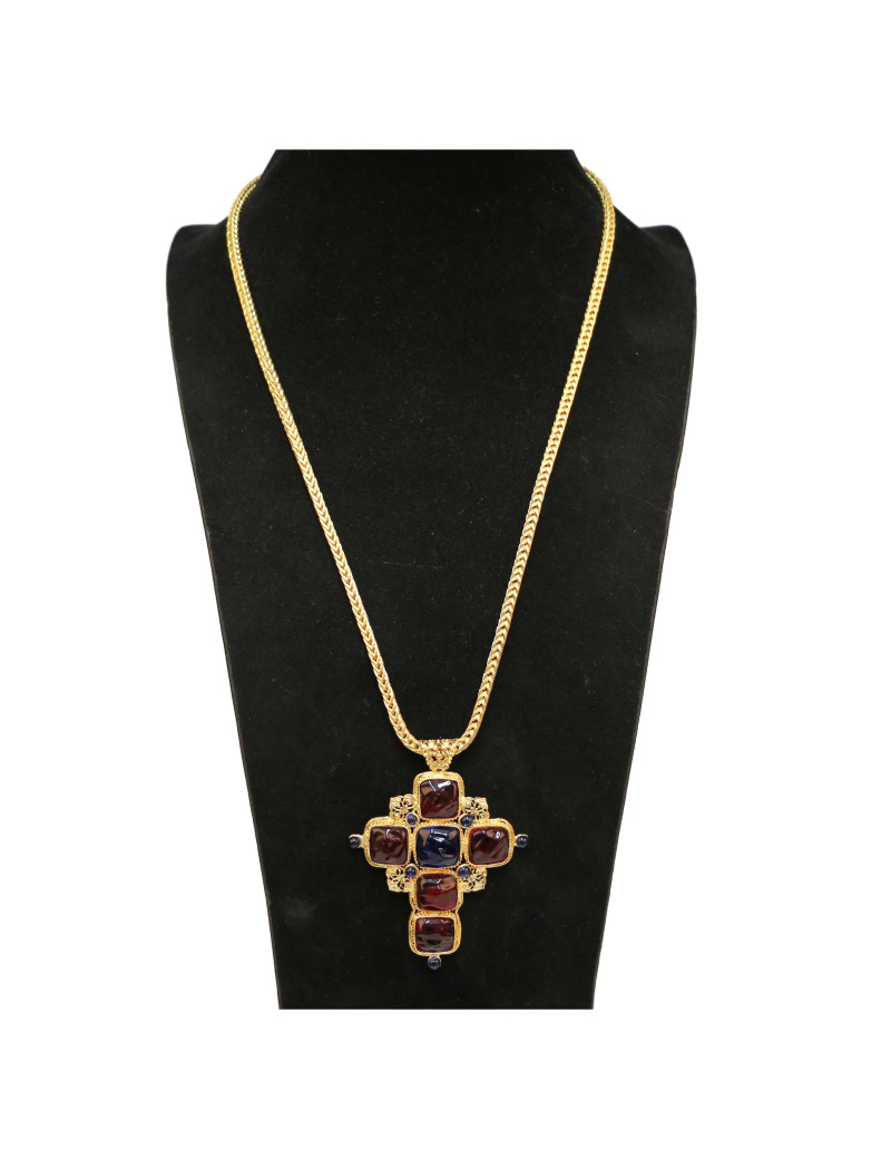 Sautoir croix MARGUERITE DE VALOIS