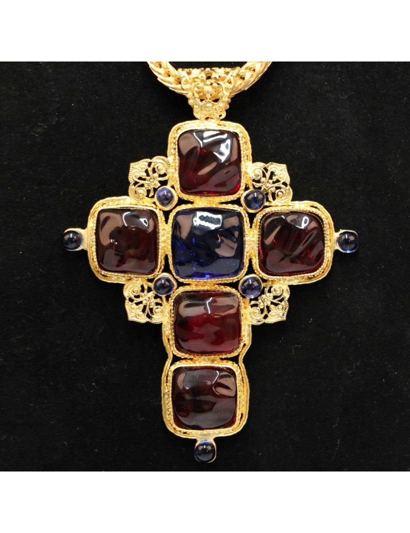 Sautoir croix MARGUERITE DE VALOIS