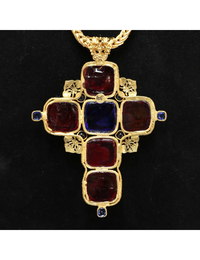 Sautoir croix MARGUERITE DE VALOIS