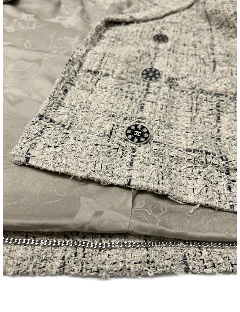 Veste tweed CHANEL T50