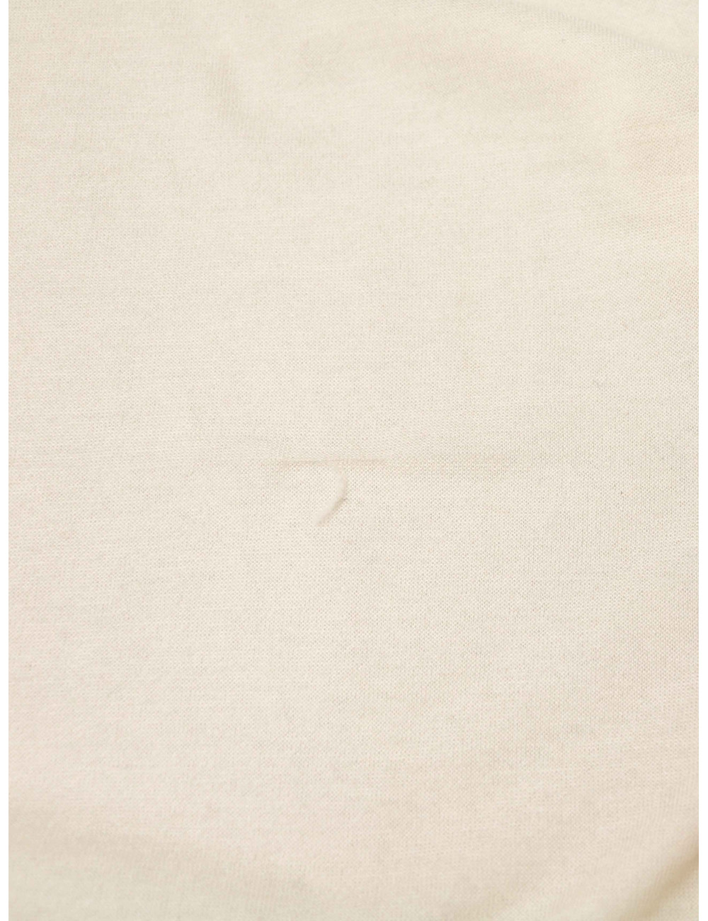 Châle CHANEL cachemire écru CC noir