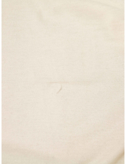 Châle CHANEL cachemire écru CC noir