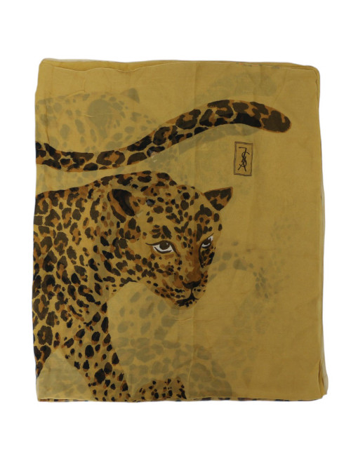 Grand châle YSL YVES SAINT LAURENT voile