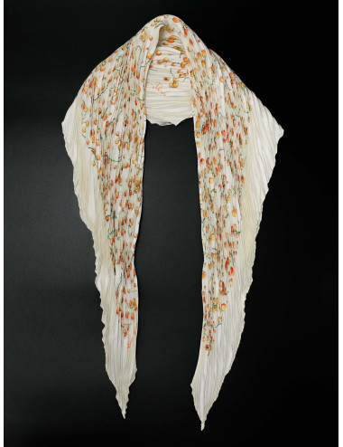 Plissé soie Hermes Red Berries disponible en seconde main de luxe 2