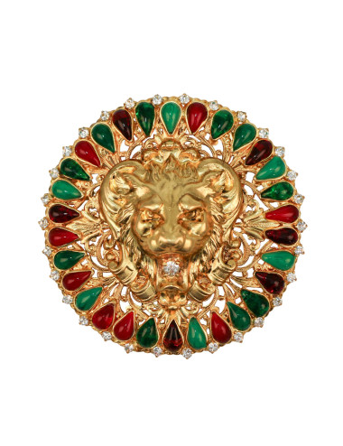 Broche MARGUERITE DE VALOIS "Le roi Lion"