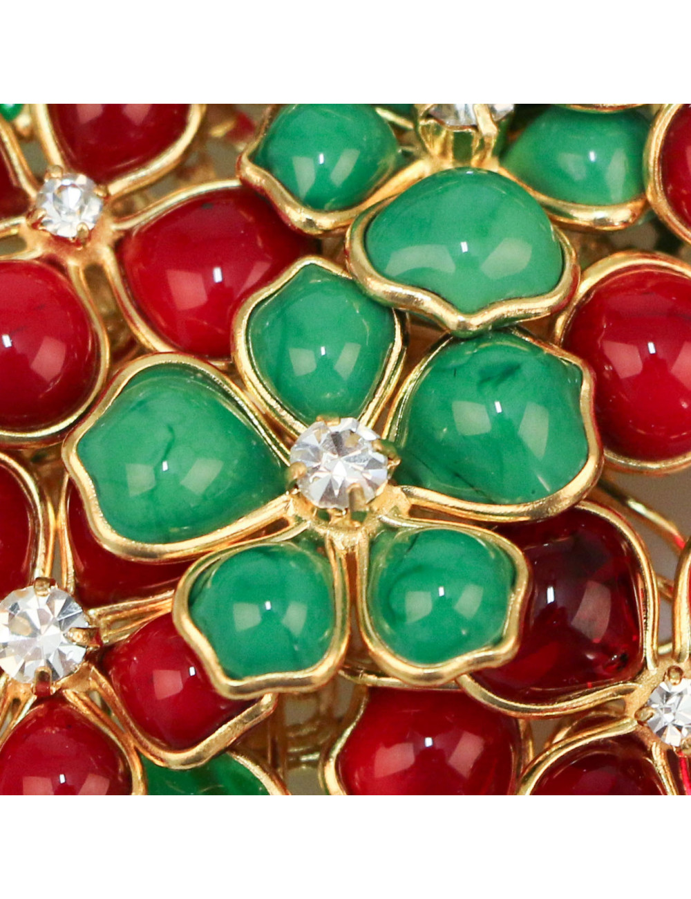 Pendentif broche MARGUERITE DE VALOIS "Bouquet précieux exclusivité