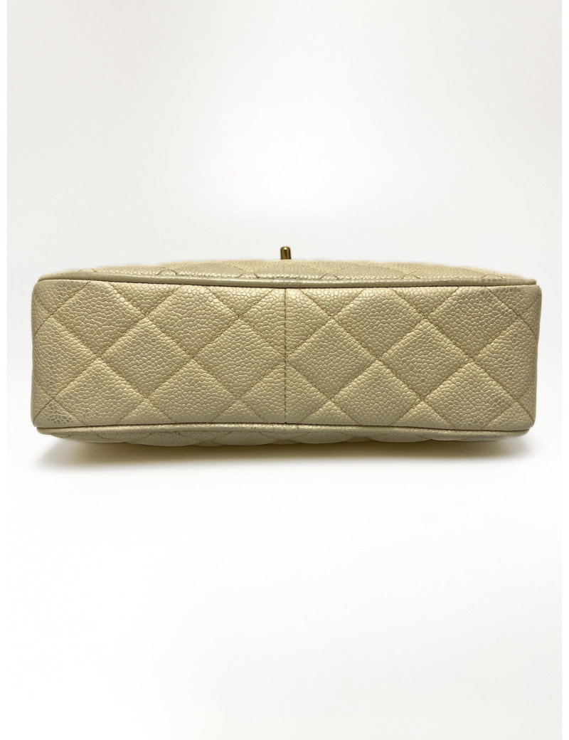 Sac caméra caviar beige CHANEL