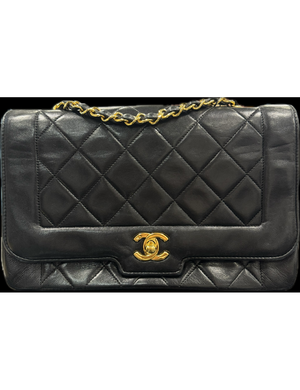 Sac CHANEL classique vintage noir