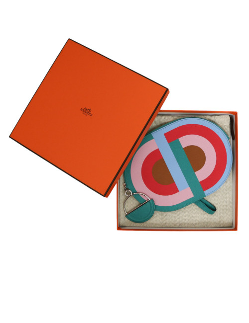 Pochette In the loop to go Hermès cuir epsom multicolore jamais porté