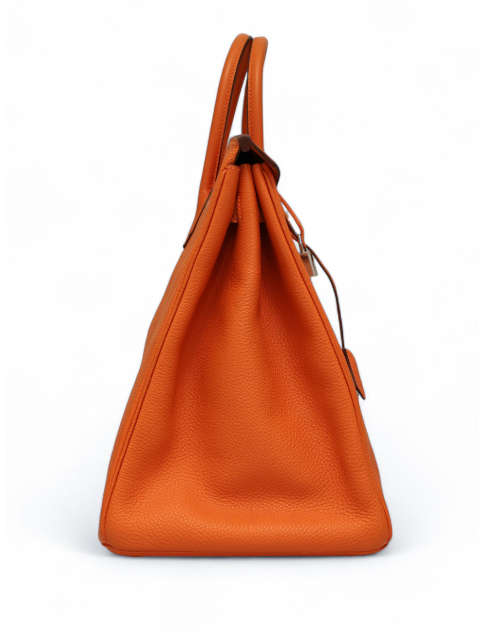 Sac Birkin 40 orange HERMES cuir togo