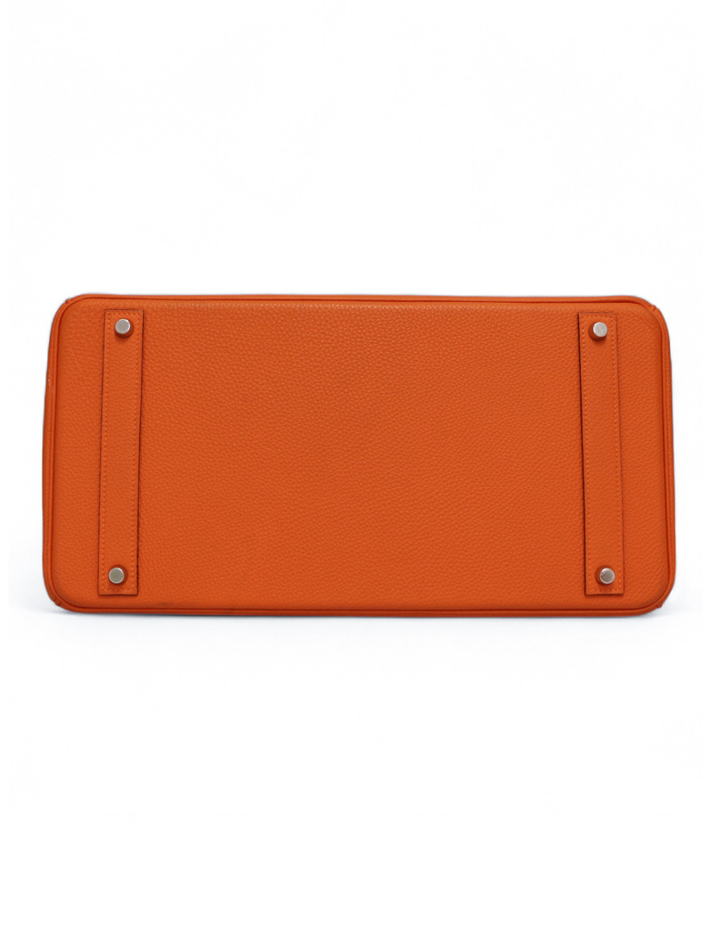 Sac Birkin 40 orange HERMES cuir togo