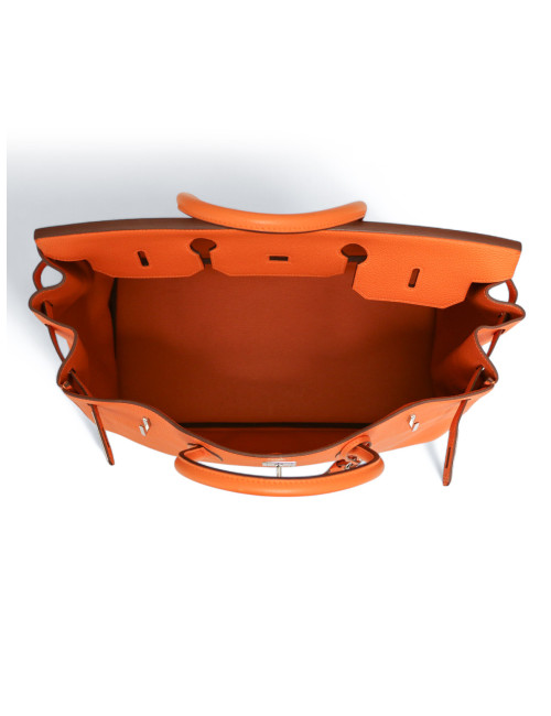 Sac Birkin 40 orange HERMES cuir togo