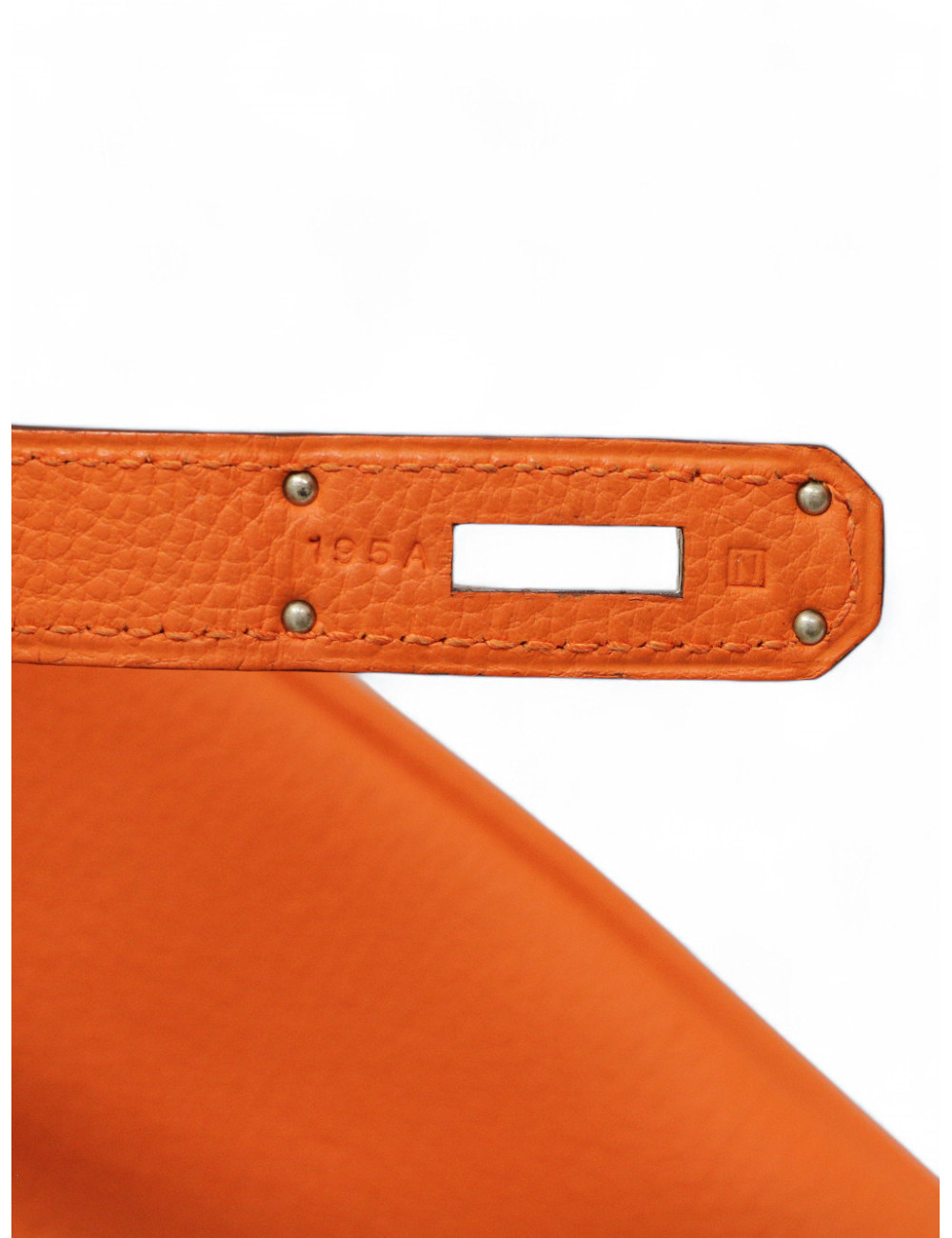 Sac Birkin 40 orange HERMES cuir togo