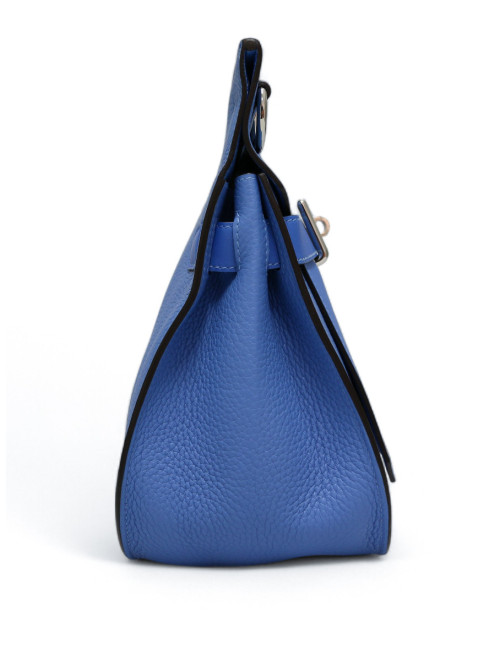 Jypsière HERMES cuir Togo Swift bleu hydra