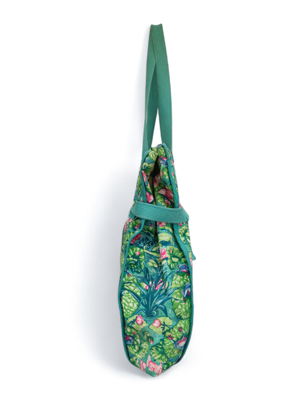 Sac de plage HERMES toile imprimé