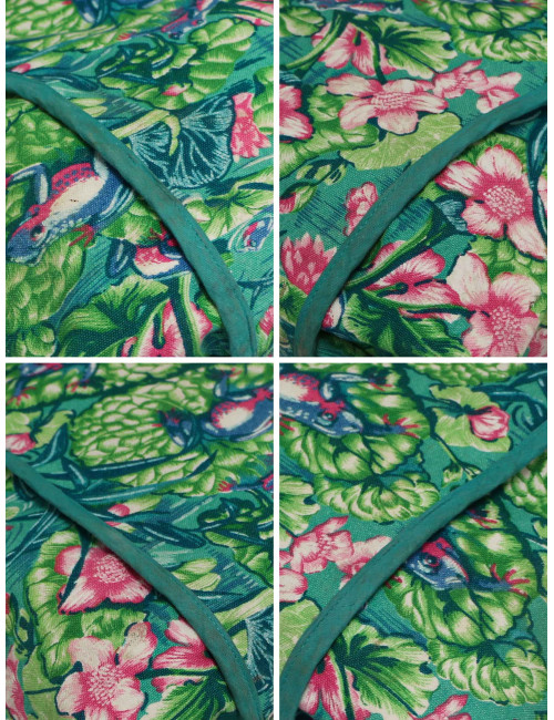 Sac de plage HERMES toile imprimé