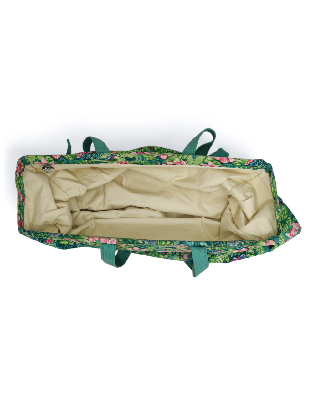 Sac de plage HERMES toile imprimé