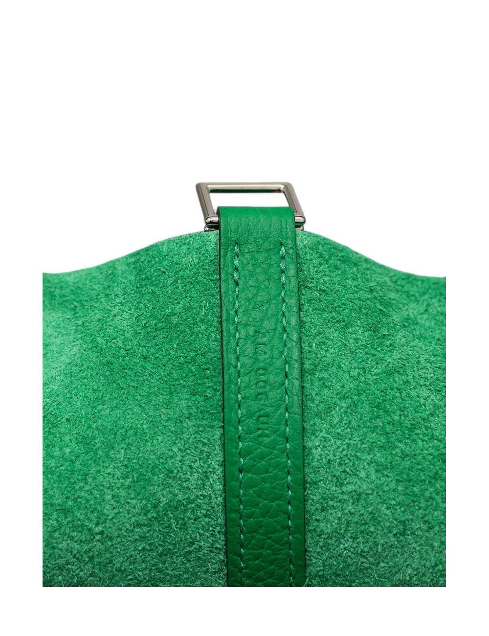 Sac Picotin 18 HERMES cuir togo vert bambou