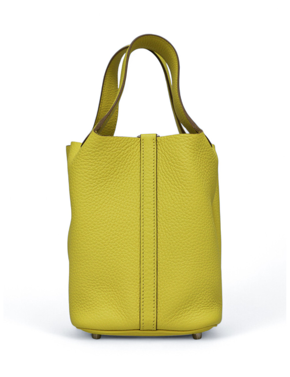 Sac HERMES Picotin 18 jaune