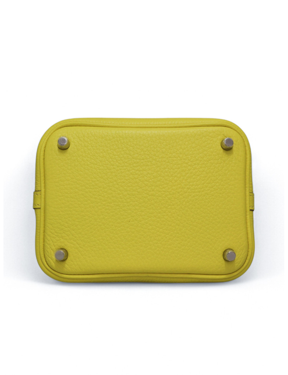 Sac HERMES Picotin 18 jaune