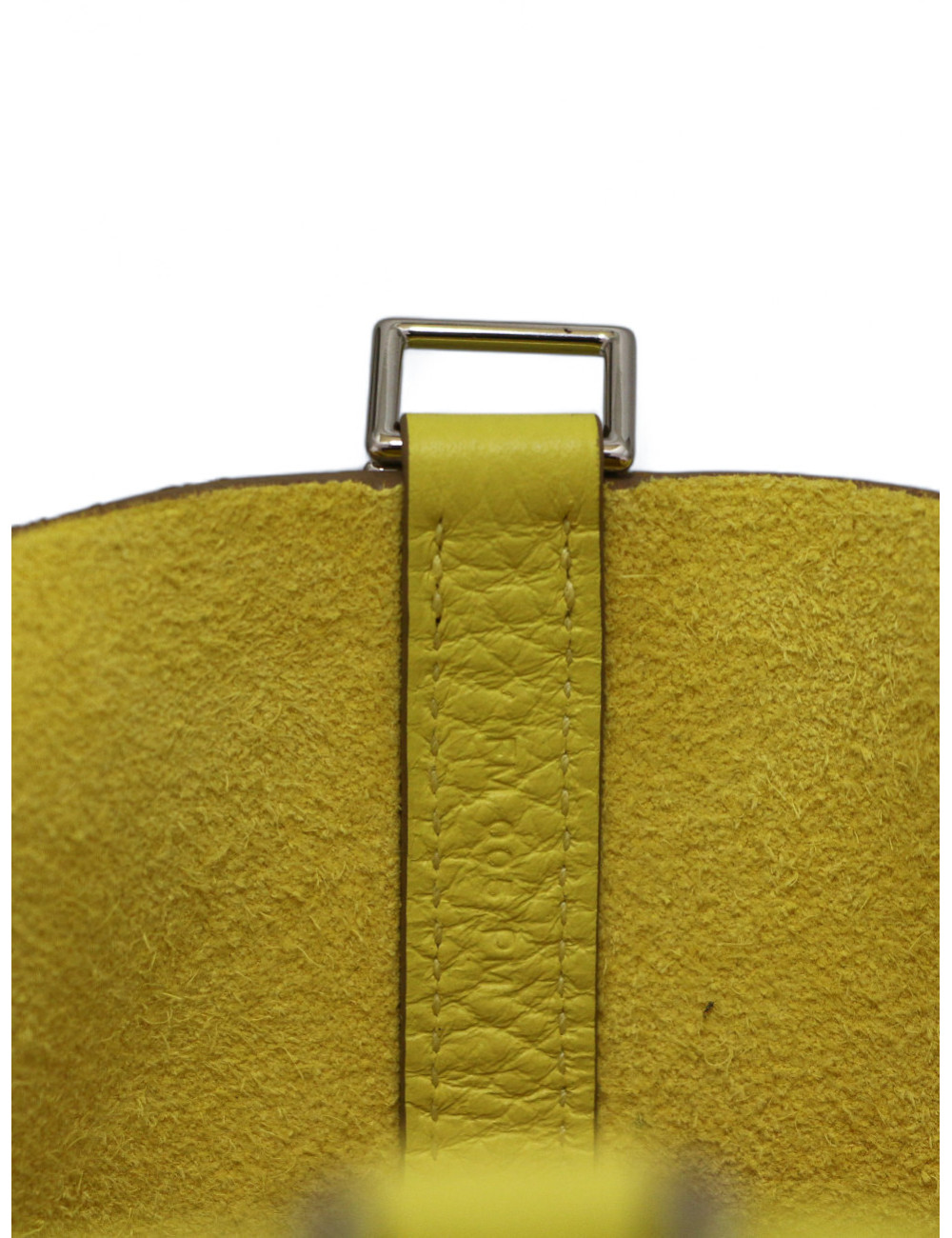 Sac HERMES Picotin 18 jaune