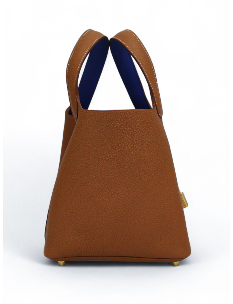 Sac Gold Picotin 18 HERMES cuir togo