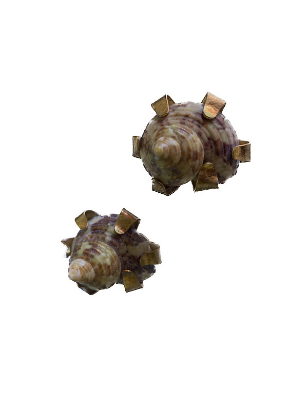 Boucles d'oreille clips HERVE VAN DER STRATEN Couture