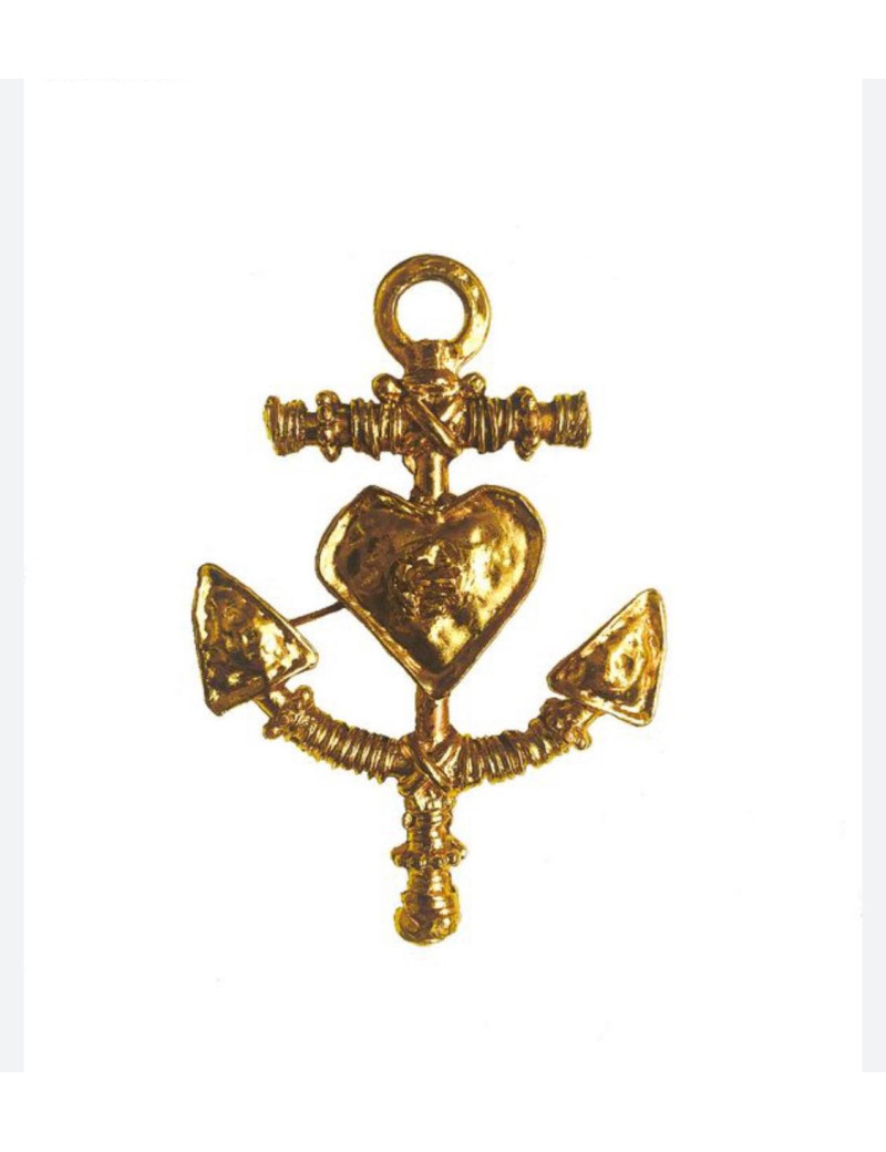 Broche CHRISTIAN LACROIX pendentif Arlésienne