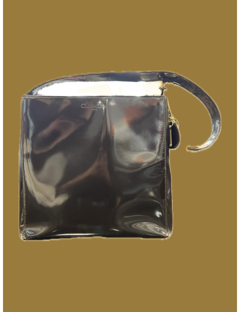 Sac DIOR cuir glacé marron