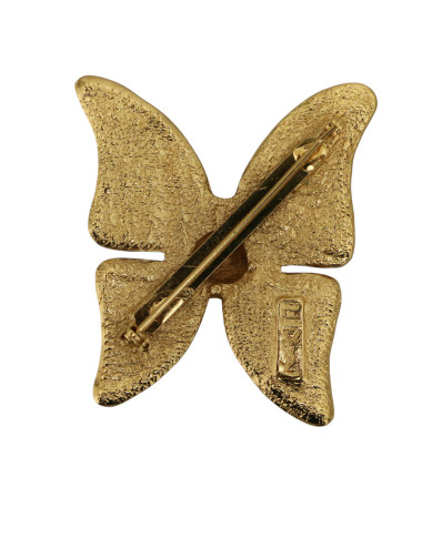 Broche papillon émaillé YSL par Goossens : certifiée authentique 2