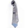 Cravate bleu HERMES avec des imprimés de mords à cheval