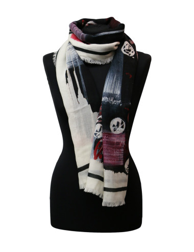 Grand châle CHANEL "TWEED 2023" cachemire