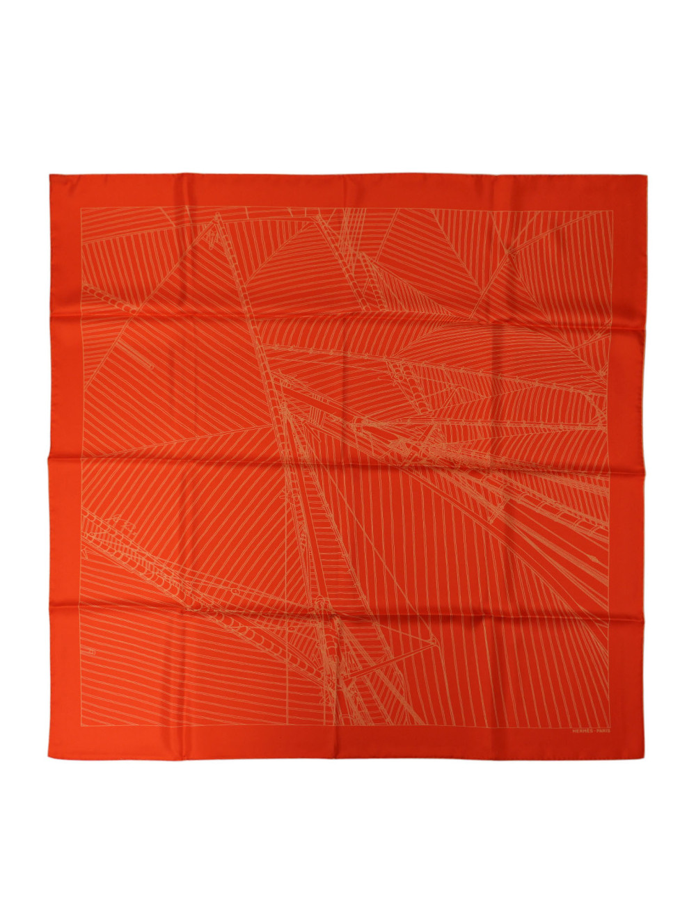 Carré HERMES Vent Portant II orange