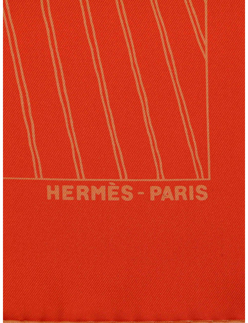 Carré HERMES Vent Portant II orange