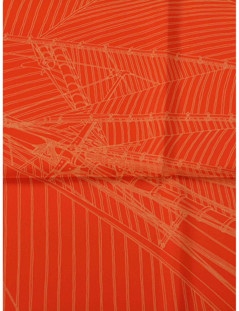 Carré HERMES Vent Portant II orange