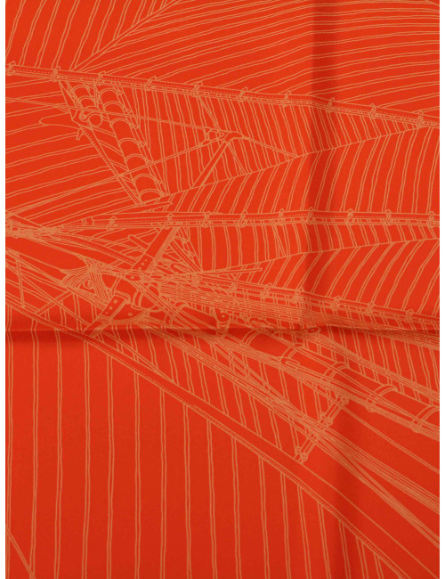 Carré HERMES Vent Portant II orange