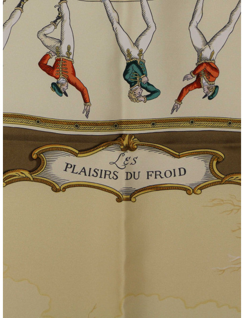 Plaisir du froid HERMES carré soie