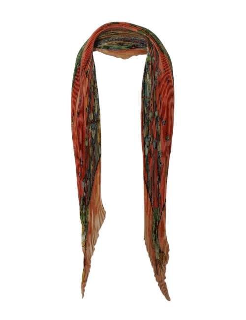 Plissé Hermès Marché flottant du lac Inlé par Dimitri Rybaltchenko